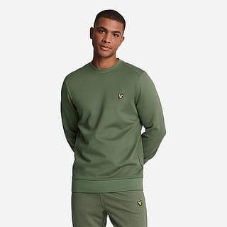 Lyle & Scott Crew Neck Fly Fleece Sweater Heren