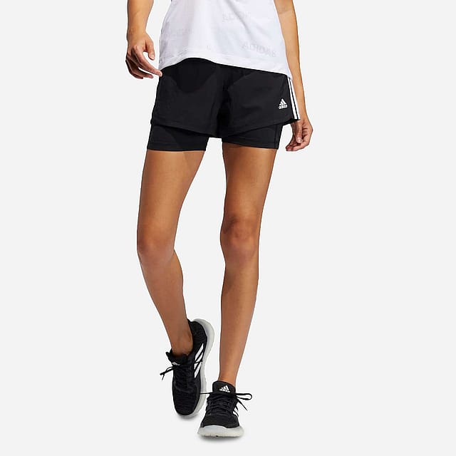 adidas pacer 3-stripes 2-in-1 Short Dames