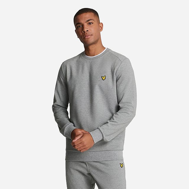 Lyle & Scott Crew Neck Fly Fleece Sweater Heren