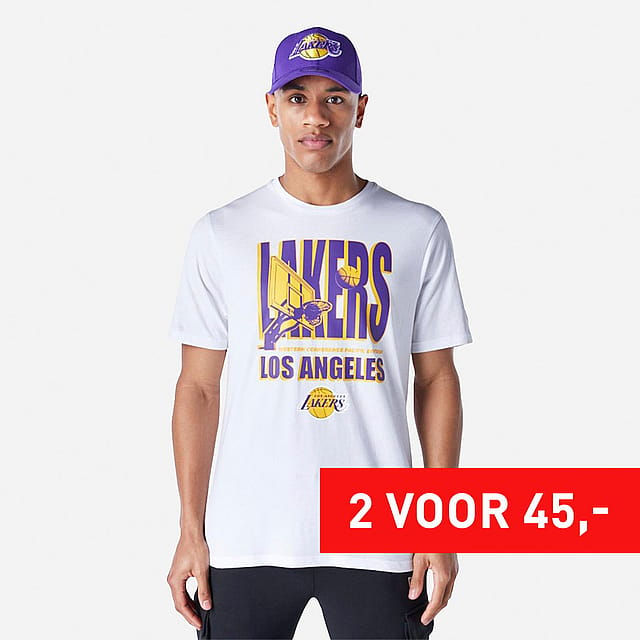 New Era NBA Player Graphic T-shirt Heren