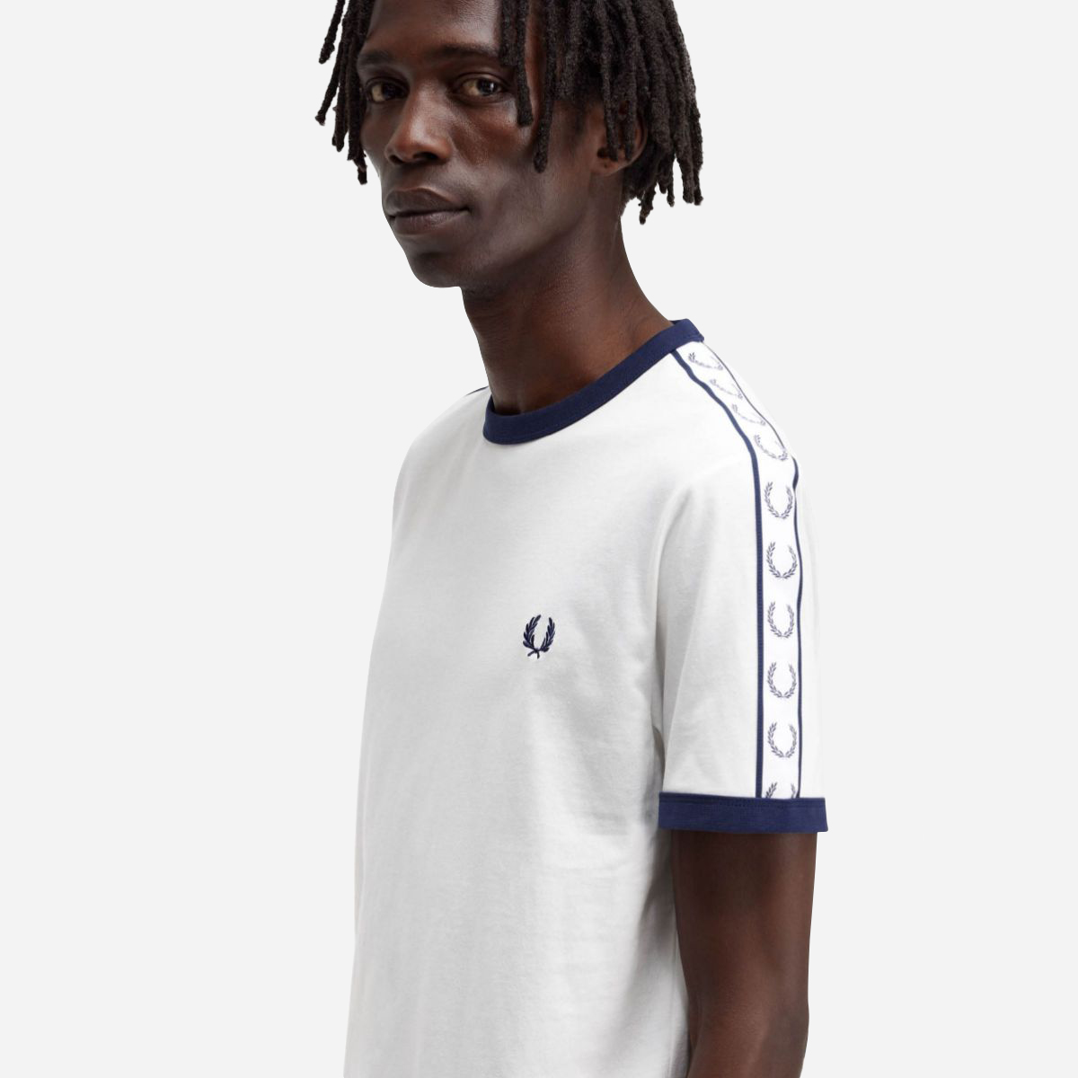 fred perry sports tape t shirt