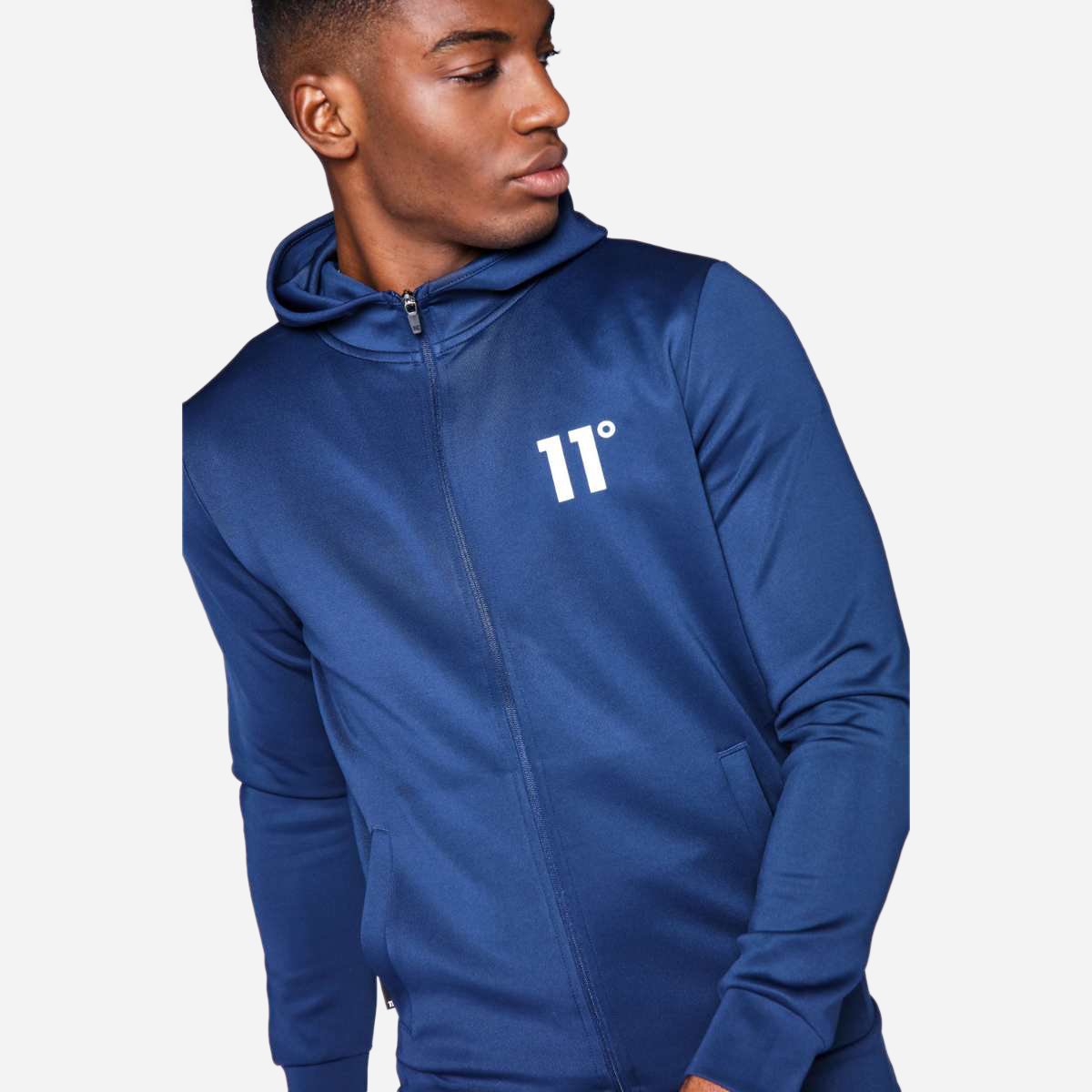 full zip track top