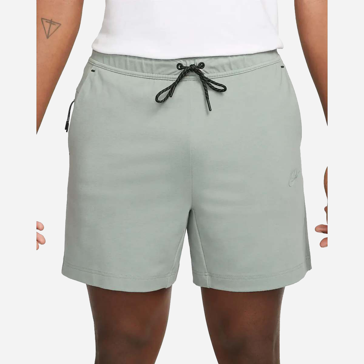 nike tech fleece shorts green