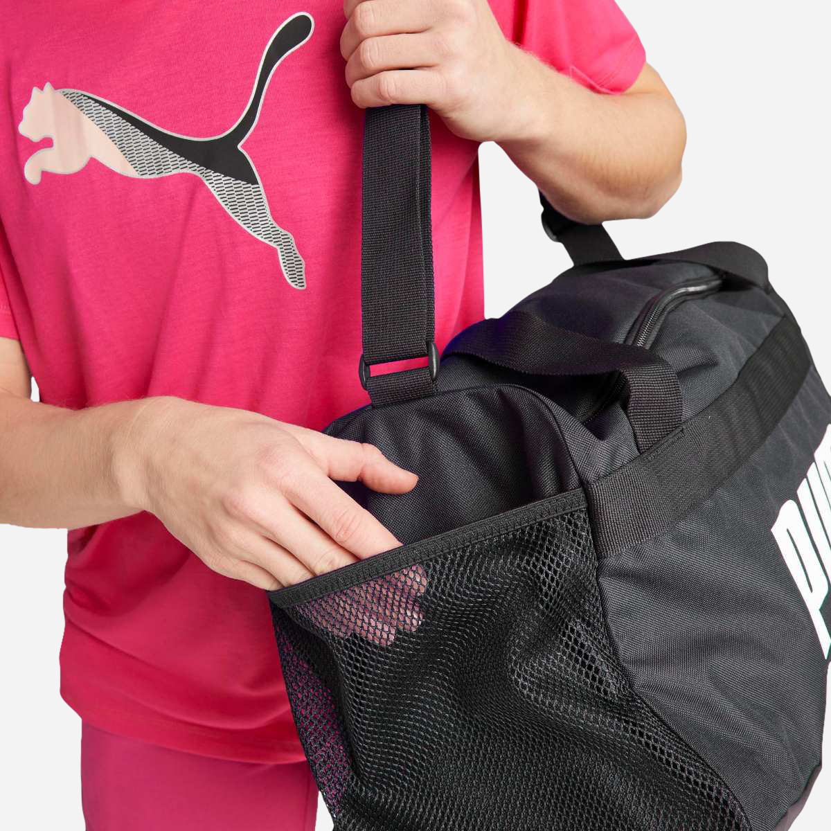 Puma fit at discount sports duffle bag