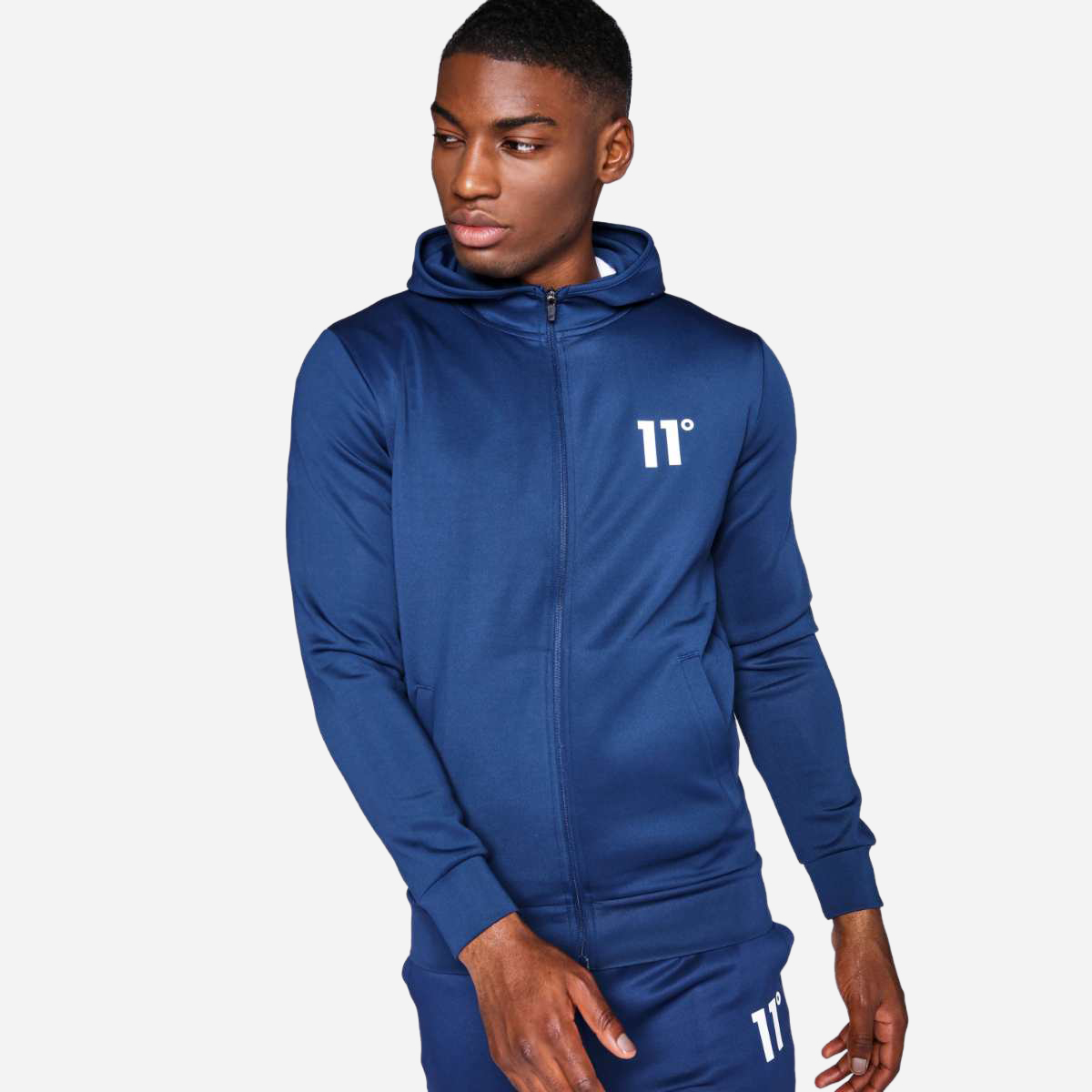 full zip track top