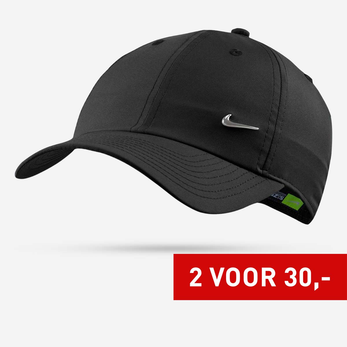 nike metal swoosh logo cap