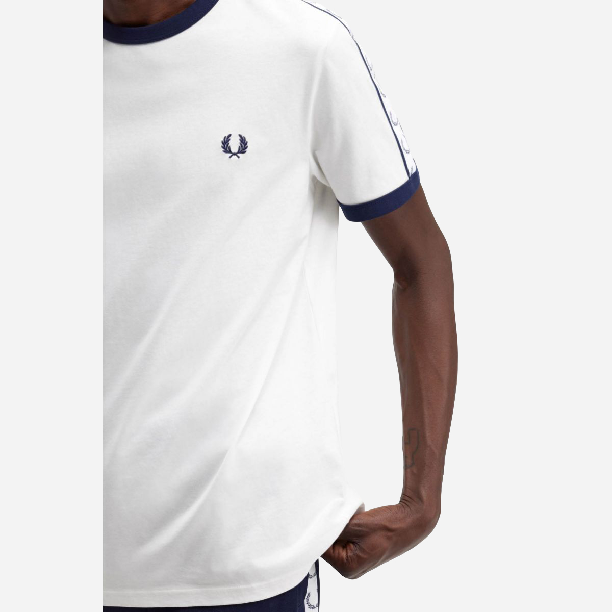 fred perry sports tape t shirt